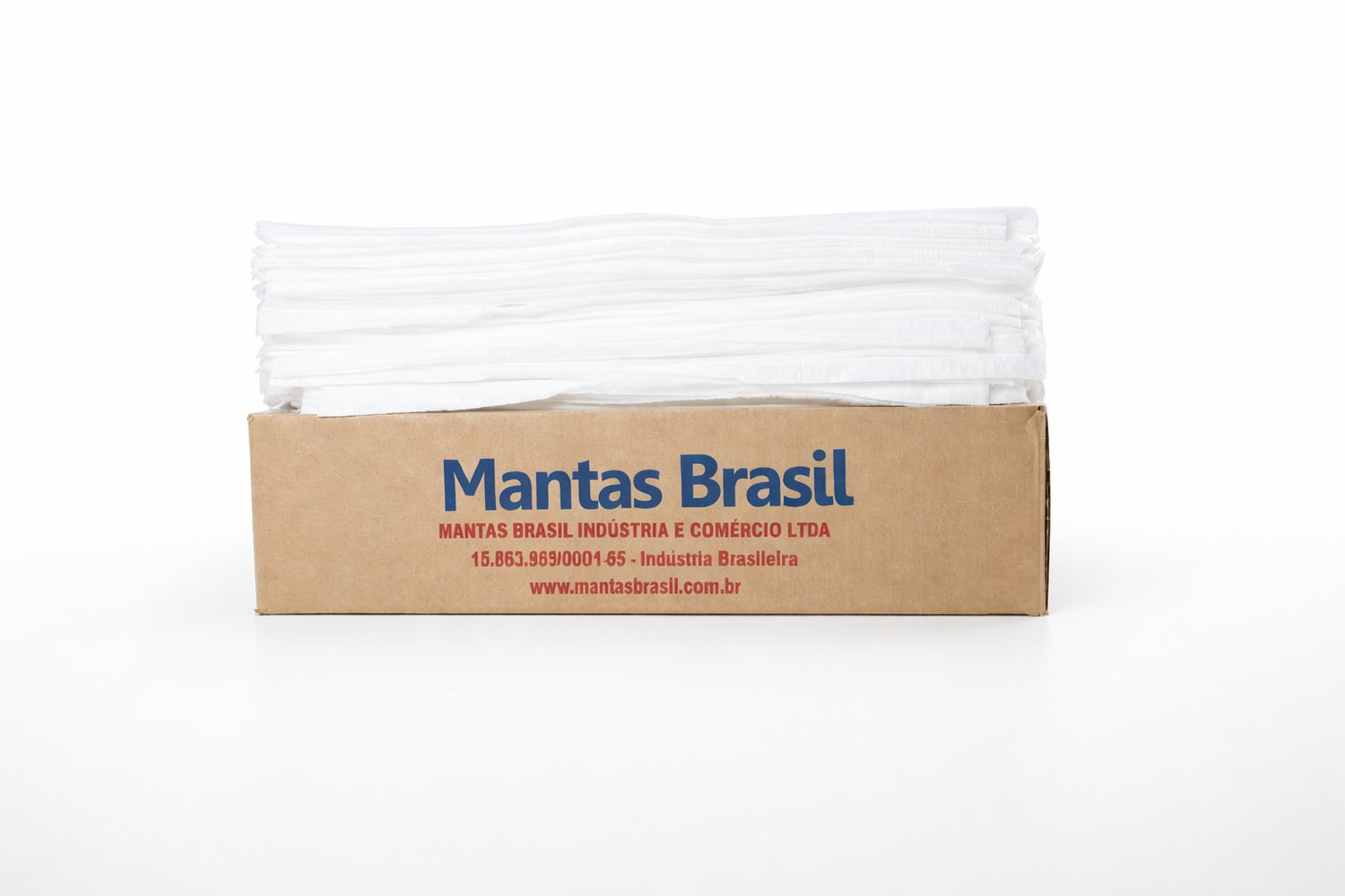 Manta absorvente de óleo em caixa Mantas Brasil código 302