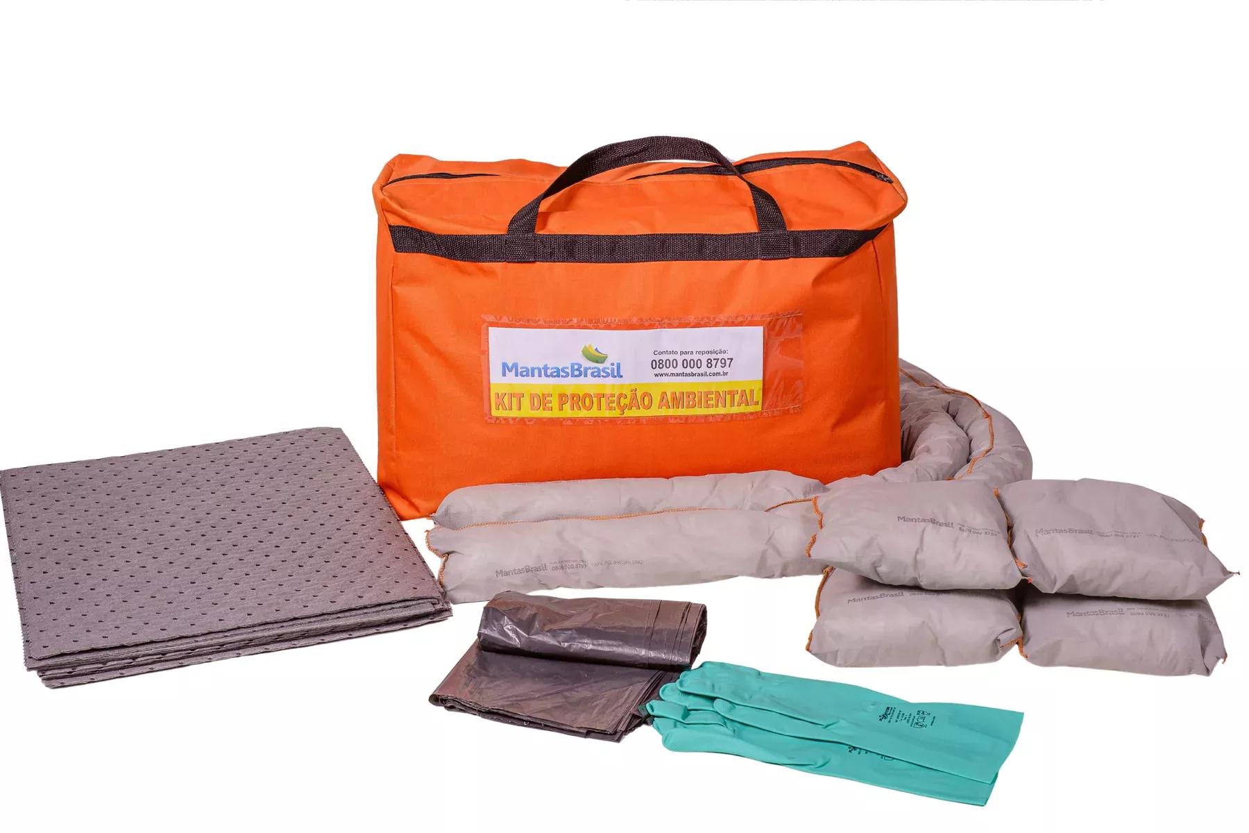 4030 - KPA 30L Líquidos em Geral Linha Cinza - Bolsa Laranja