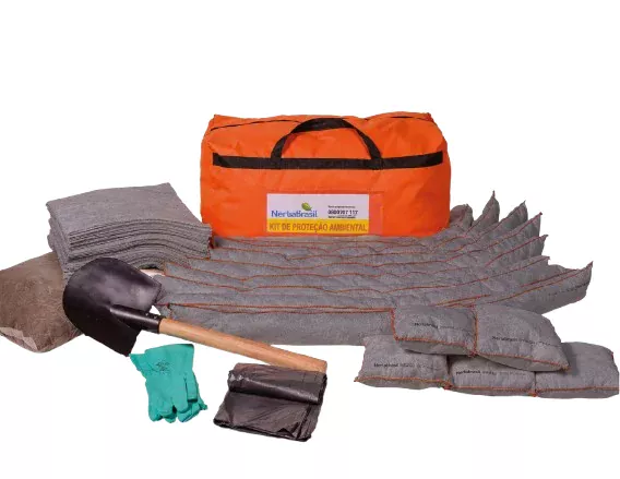 4050 - Kit Prot. Amb. Bolsa Laranja Líquidos em Geral até 87L