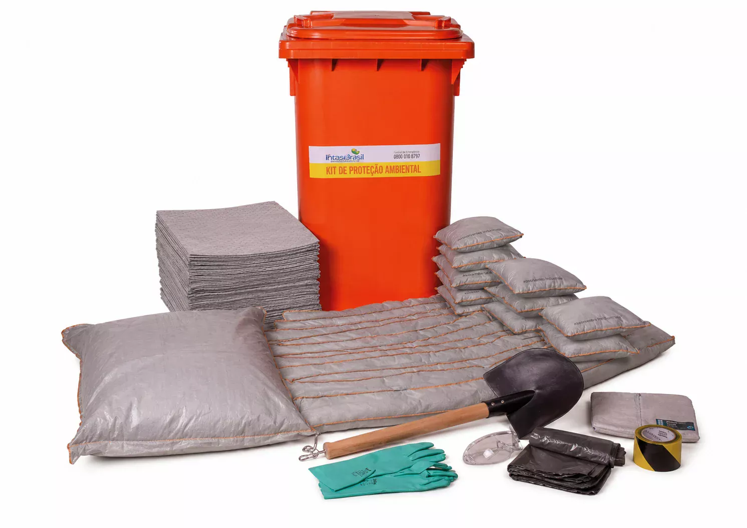 4240 - Kit Proteção Ambiental 240 litros - Linha Cinza - Container