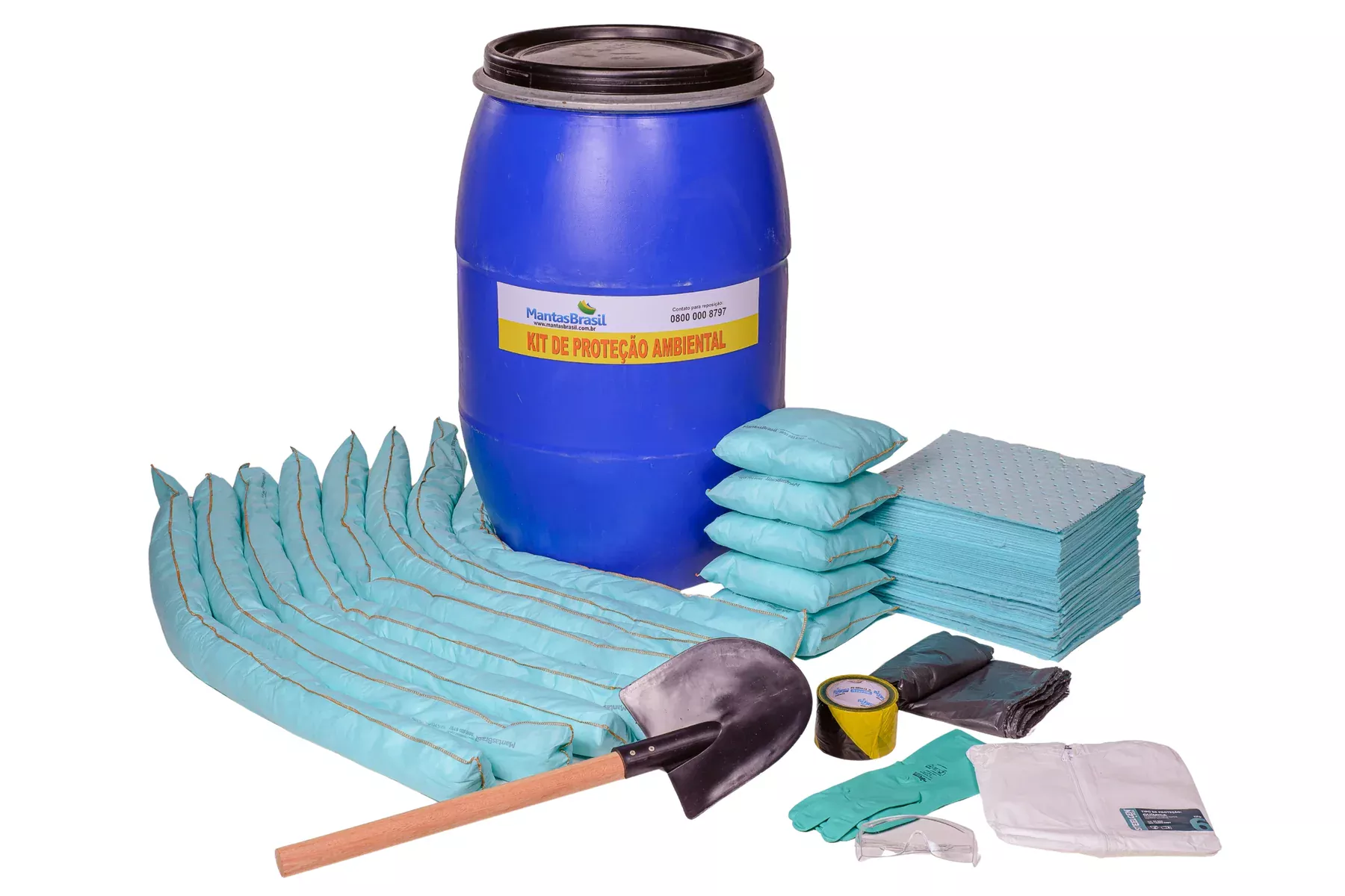 6100 - Kit Proteção Ambiental Bombona Azul