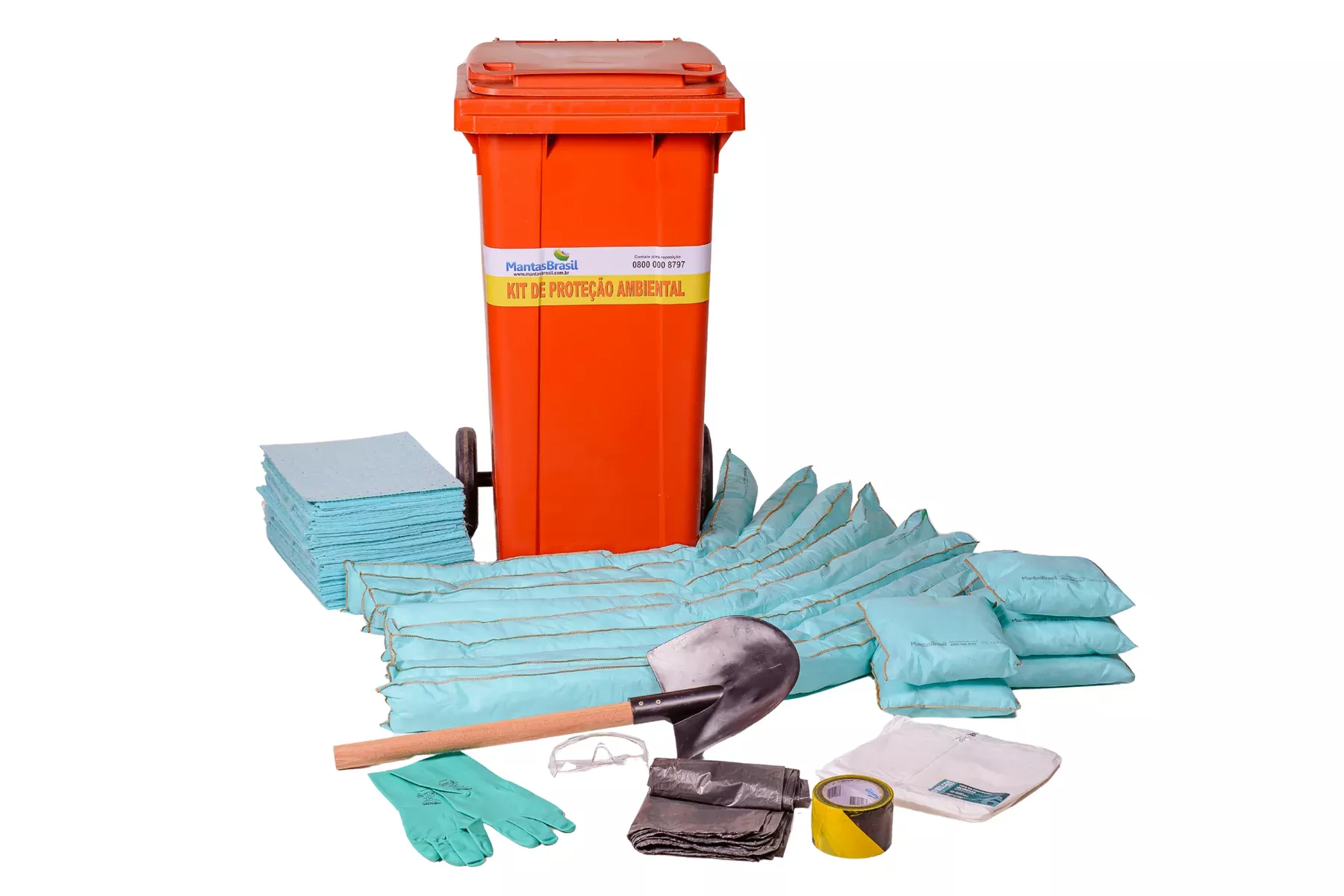 6120 - Kit Proteção Ambiental 120 litros - Linha Verde - Container