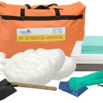Kit Proteção Ambiental 50 litros – Linha Branca – Bolsa Laranja