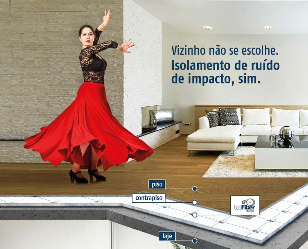 manta de isolamento acustico para piso