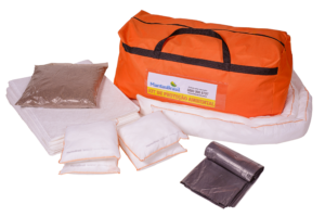 Kit Mitigação Compacto Óleo e Derivados Bolsa Laranja